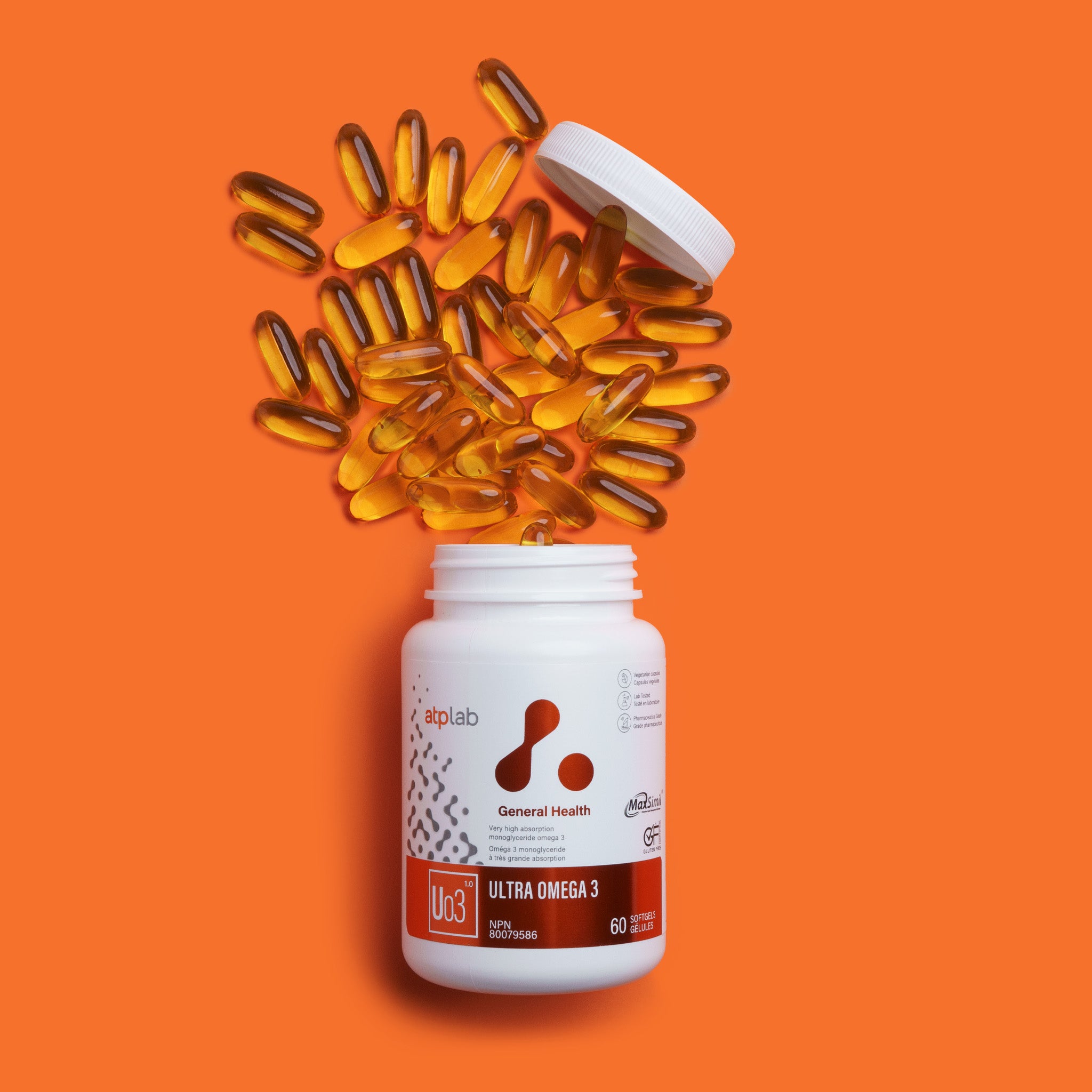 ATP Lab Ultra Omega 3 - kapsle s vysokou koncentrací EPA a DHA mastných kyselin.